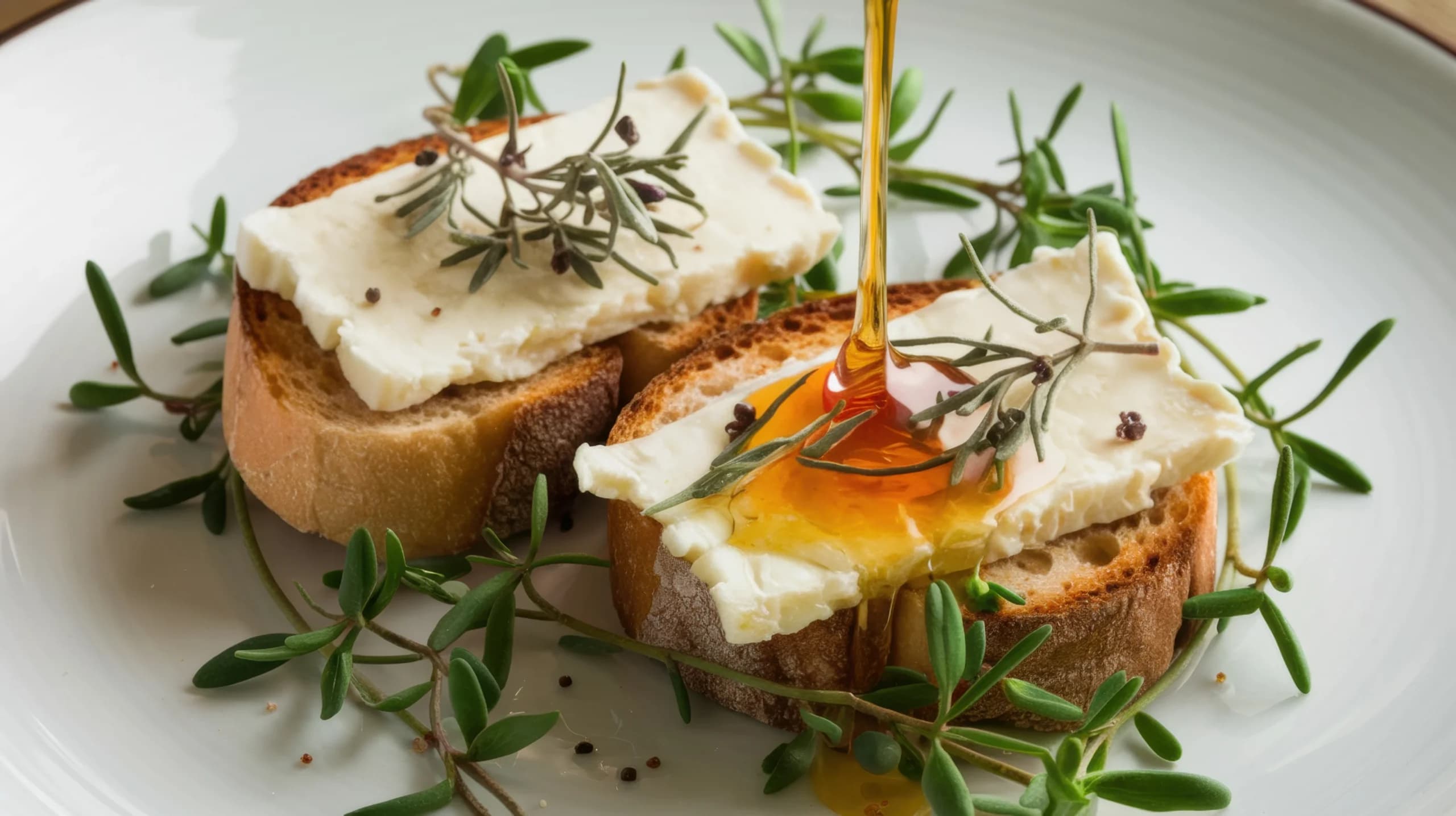 Honey on the bread